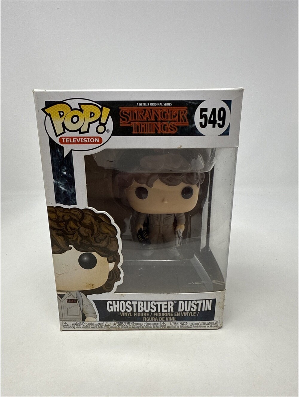 Funko Pop! Television Vinyl Figure - #549 Stranger Things Ghostbuster Dustin